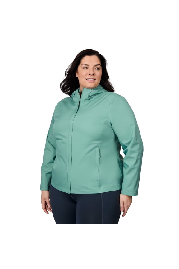 Women's Plus Size X2O Packable Rain Jacket Laurel 3X