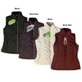 thumbnail image 1 of Free Country Women's Reversible Faux Fur Repreve Zip Up Vest (Rich Plum, S), 1 of 3