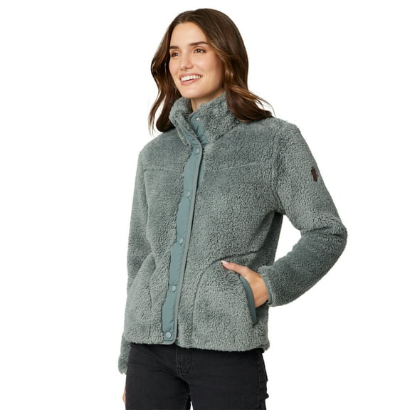 Free Country Women's Sherpa Butter Pile® Button Front Jacket Cyprus XL