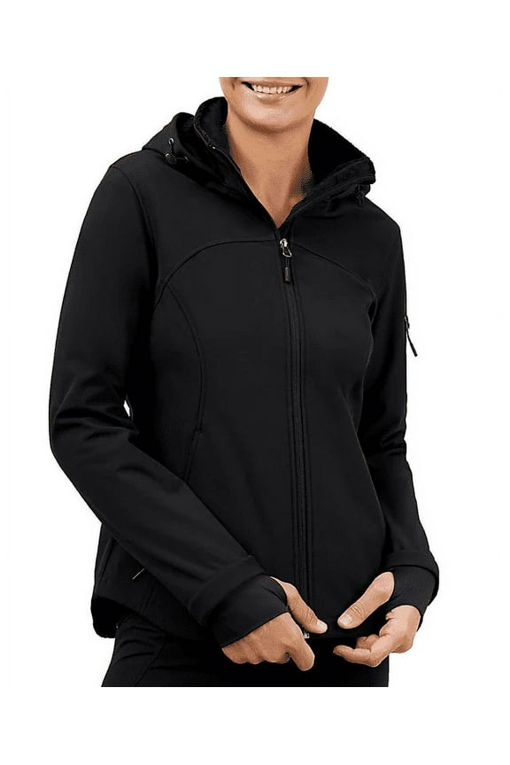 Women's Softshell Jacket (Black, XL)