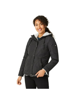 Free Country Women's Stratus Lite Reversible Long Jacket Black S at   Women's Coats Shop