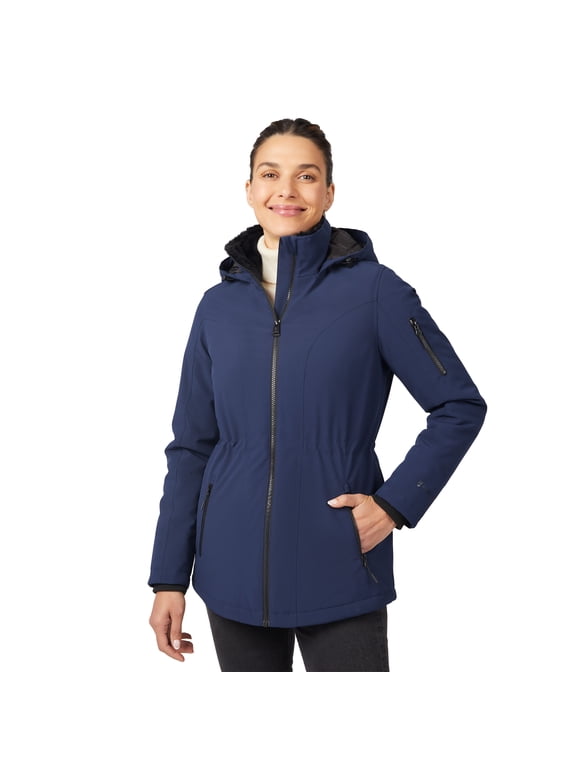Women's Thermo Super Softshell® Zip Up Jacket Midnight XS