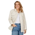 thumbnail image 1 of Free Country Women's Trailblazer Quilted Shacket Oat S, 1 of 5
