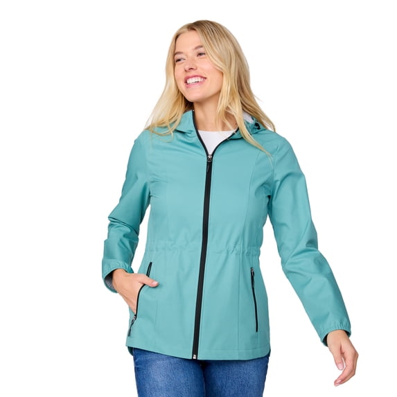 Free Country Women's X2O Anorak Rain Jacket Laurel L