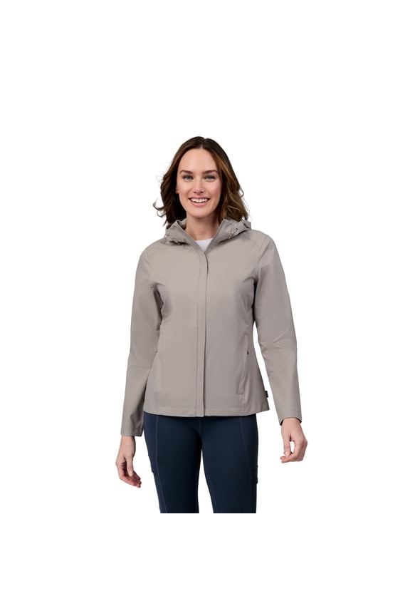 Women's X2O Packable Rain Jacket Taupewood L