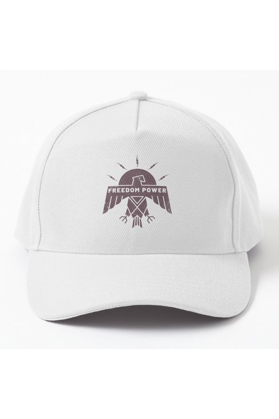 Free Eagle Power Baseball Hat, Be Free Freedom Bird Statement Design, Classic Cap