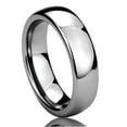 thumbnail image 1 of Free Engraving Men Women Personalized Inside Engraving Tungsten Carbide Wedding Band Ring 5.5mm Domed Classic Ring, 1 of 5