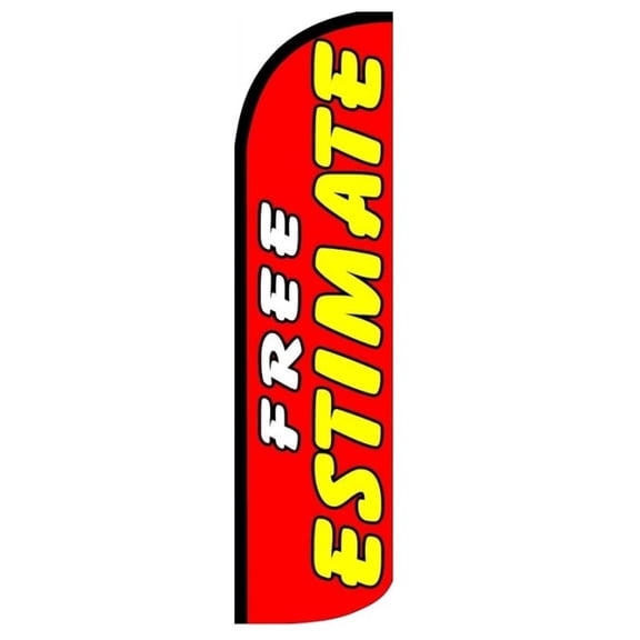 Free Estimate Windless flag Without Pole Advertisement /Business Flags | Feather Flag |