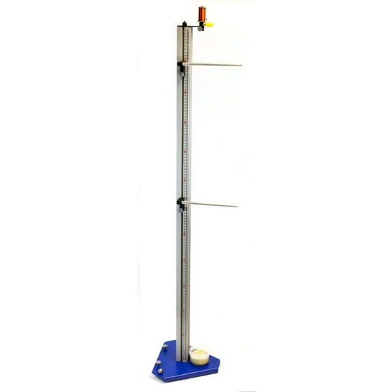 Free Fall Apparatus, Advanced 'G' Kit - Ideal for Studying Acceleration by Gravity - Aluminum Extrusion Column with Scale, Electromagnet, Rods and Clamps - Eisco Labs