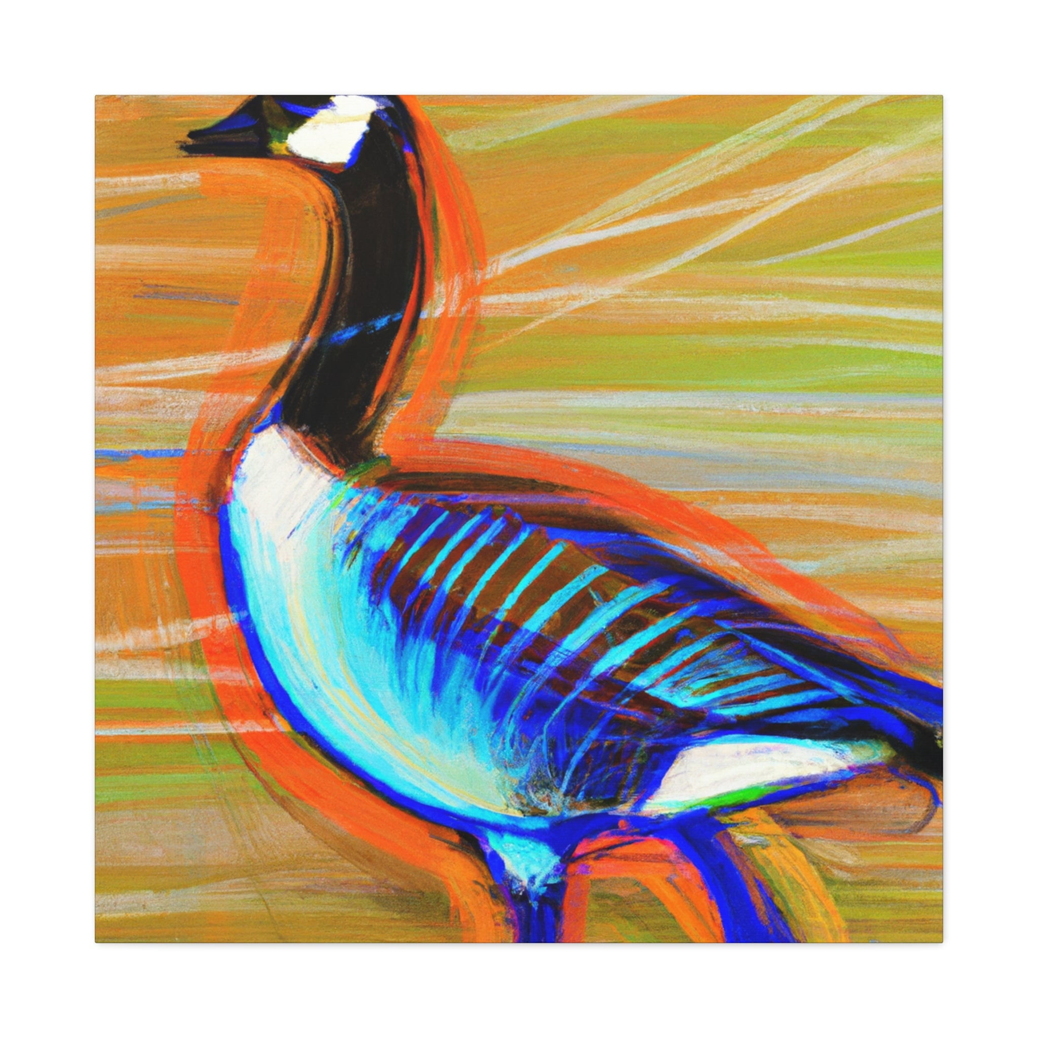 Free Flowing Fowl Canvas