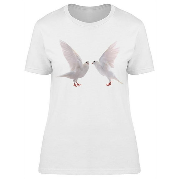 Free Flying Dove T-Shirt Women -Image by Shutterstock, Female Medium