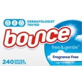 thumbnail image 1 of Free & Gentle Dryer Sheets, Unscented, 240 Count, 1 of 5