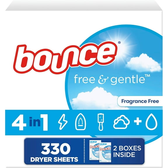 Free & Gentle Dryer Sheets, Unscented, 330 Count