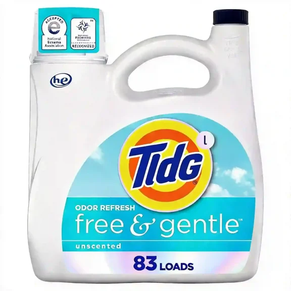 Free & Gentle Unscented HE Deep Cleaning Concentrated Liquid Laundry Detergent 83 Loads - 117 fl oz