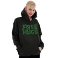 thumbnail image 1 of Free Hugs Cute Optimistic St. Pattys Hoodie Sweatshirt Women Men Brisco Brands S, 1 of 6
