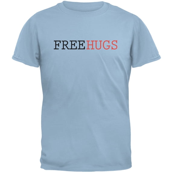 Free Hugs Light Blue Adult T-Shirt - Small