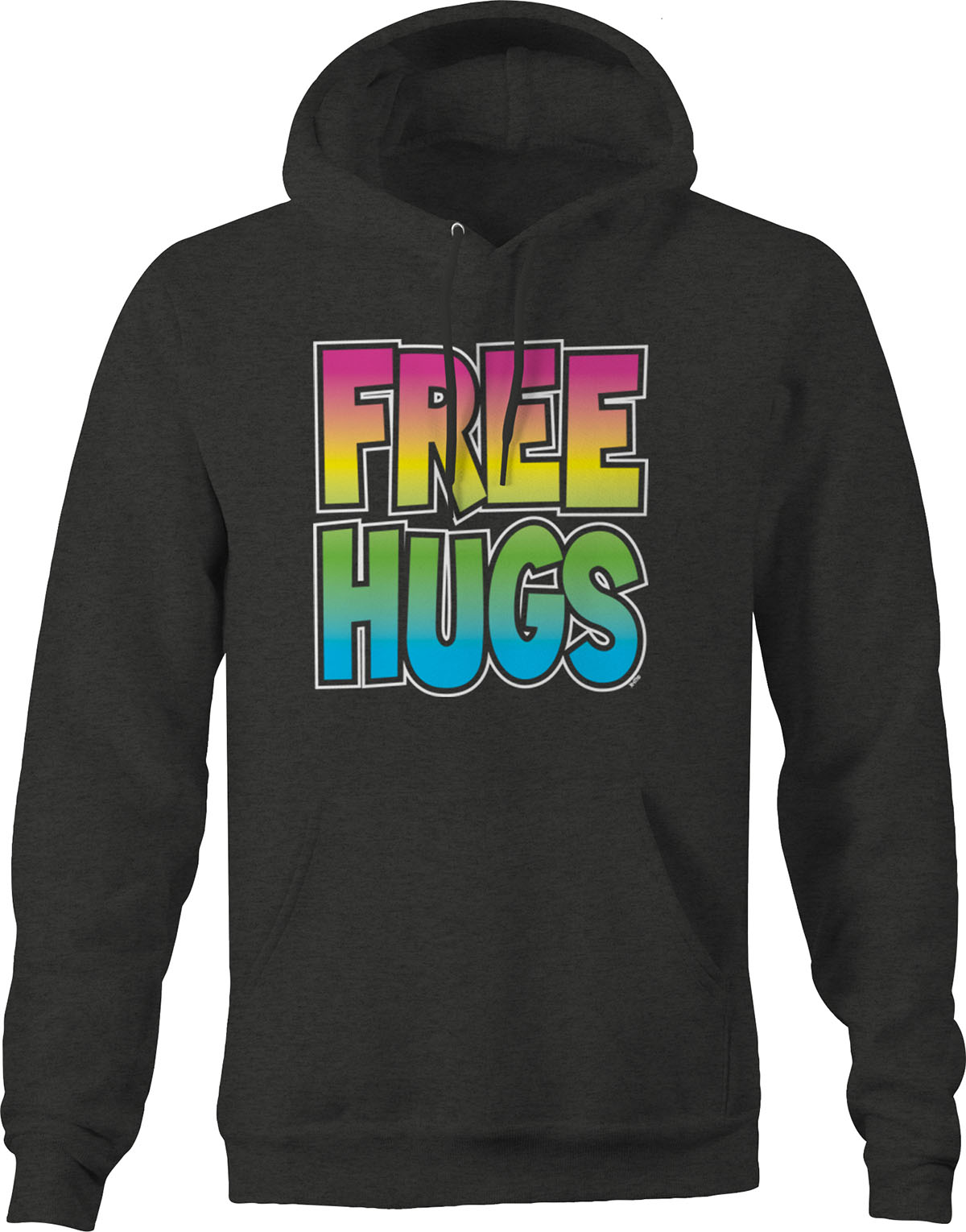 Free Hugs Love Sweatshirt for Men Small Dark Gray - Walmart.com