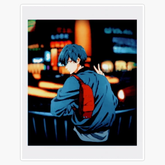 Free Iwatobi Swim Club Ikuya Kirishima Anime Sticker