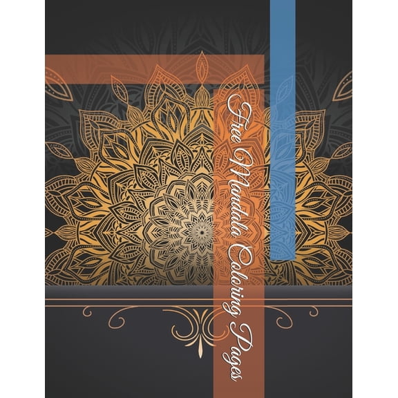 Free Mandala Coloring Pages (Paperback)