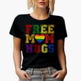 thumbnail image 1 of Free Mom Hugs, Mother's Day, Black T-Shirt, Small, 1 of 5