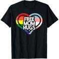 thumbnail image 1 of Free Mom Hugs Rainbow Pride T-Shirt, 1 of 4