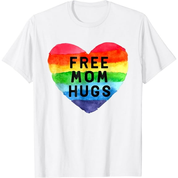 Free Mom Hugs Shirt, Free Mom Hugs Inclusive Pride LGBTQIA T-Shirt