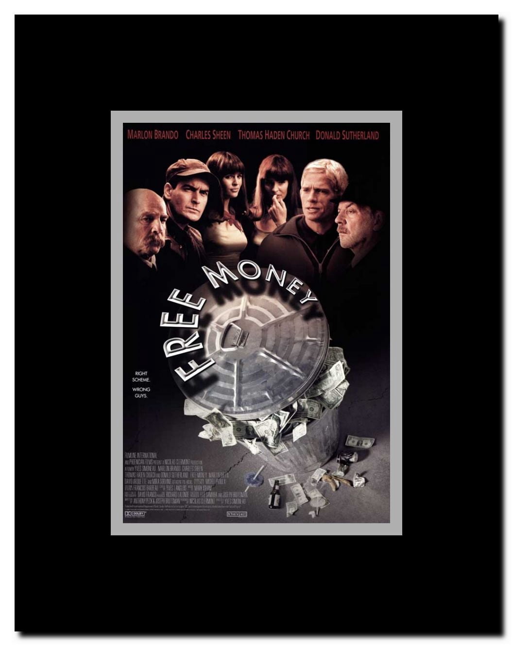 Free Money Framed Movie Poster