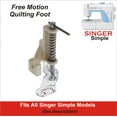 thumbnail image 1 of Free Motion & Darning Foot Fits Singer Simple Models Including 2932, 3116 & More See Description For Models, 1 of 1