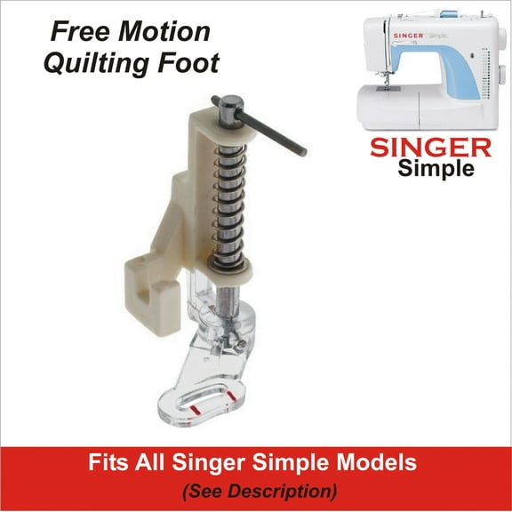 Free Motion & Darning Foot Fits Singer Simple Models Including 2932, 3116 & More See Description For Models