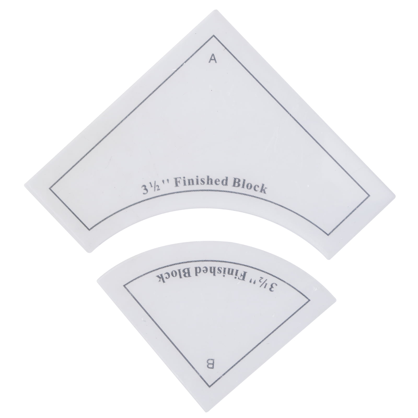 Free Motion Embriodery Template Set Clear Ruler for Most Domestic ...