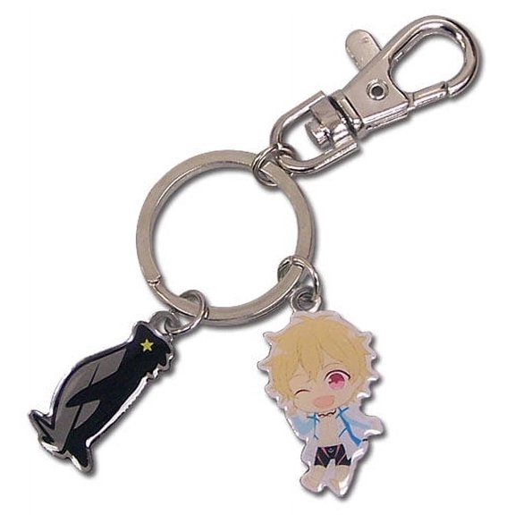 Key Chain - Free! - New Nagisa SD & Icon Metal Anime Licensed ge85014