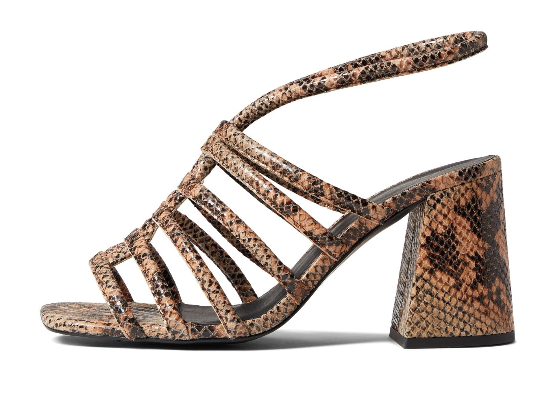 Free People Colette Cinched Heel Python EU 39.5 US Women's 9.5 M ...