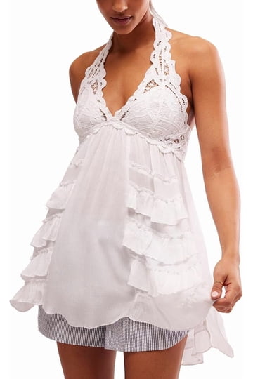 free people white halter dress | Dresses | Free People Emily Crochet Womens Free People Citrine Midi Dress Free People Sail Away Halter