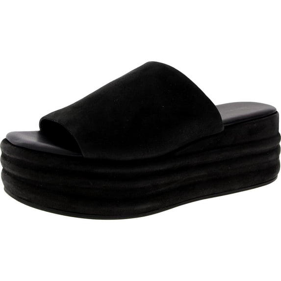 Free People Harbor FIatform Black OB1085034-001 Women's Size 7