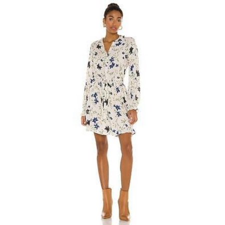 Free People Lighten up Mini Dress in Ivory. Size Medium: M/Ivory