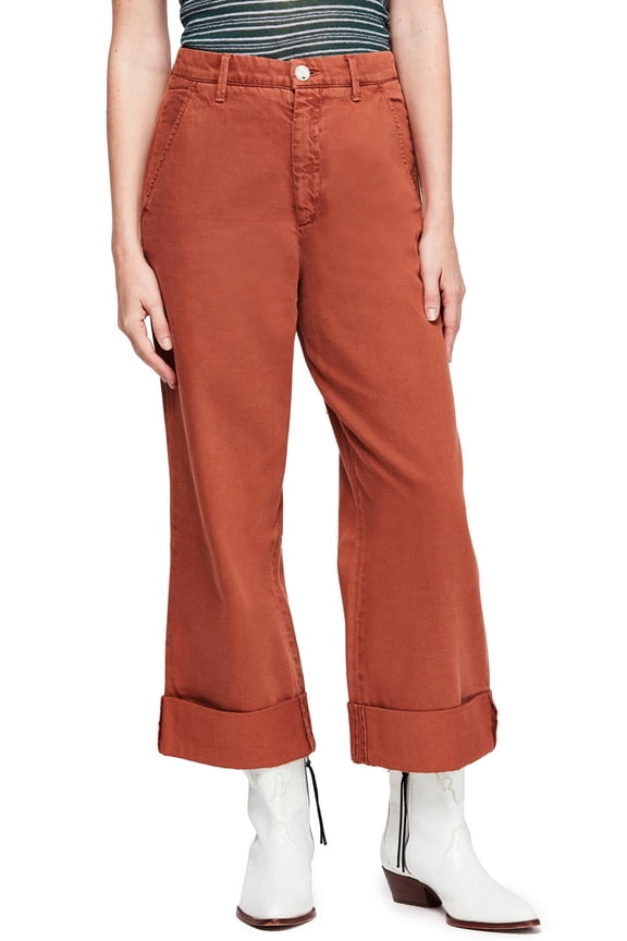| On My Mind Wide Leg Pants | Orange | Size 24