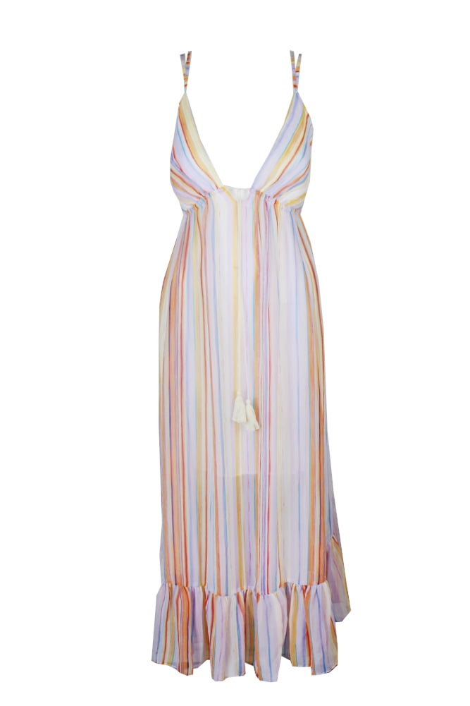 striped halter maxi dress Perfect Stranger Skye Stripe Halter Maxi Dress Blue Stripe