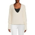 thumbnail image 1 of Free People Serendipity Faux Fur Sweater - Ivory, 1 of 4