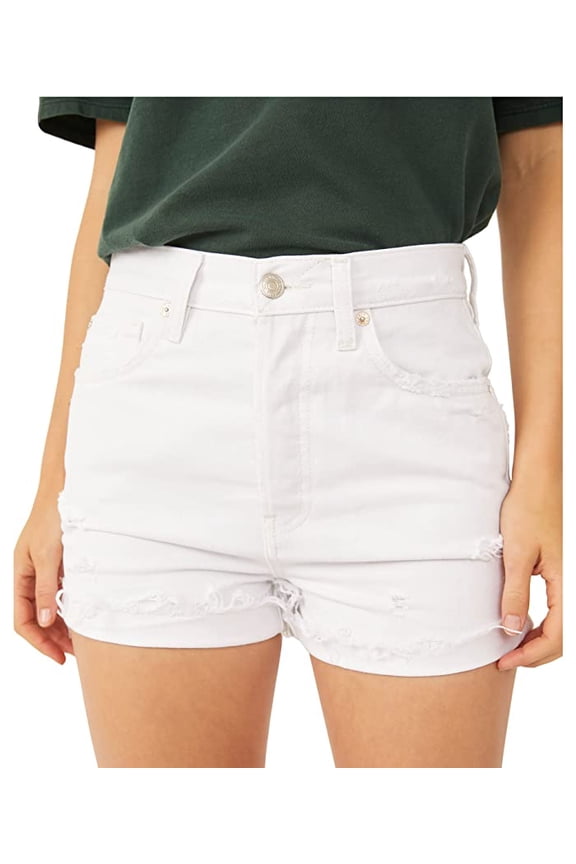 We The Free Lasso Shorts Optic White 30