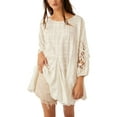 thumbnail image 1 of Free People White Shores Tunic (Womens, Optic White, MD (Women's 8-10)), 1 of 3