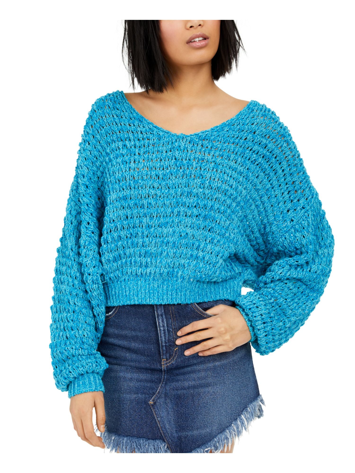 Free people hotsell teal sweater