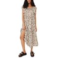 thumbnail image 1 of Free People Women's Bonita Floral Print Flutter Sleeve Midi Dress - OB1289624-RST Medium  US, 1 of 5