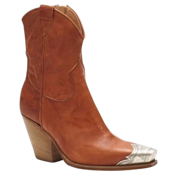 Free People Women's Brayden Fashion Booties Snip Toe Tan 9 M US