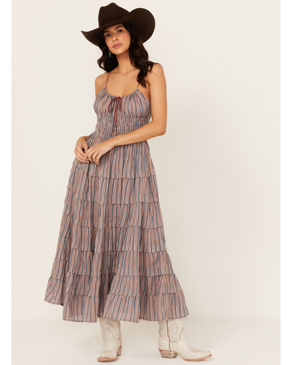 knee length dresses for ladies FREE PEOPLE VINTAGE SUMMER MIDI DRESS main image 1