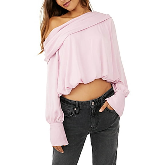 Free People Women's Jenna Top, Moonlit Orchid, X-Large