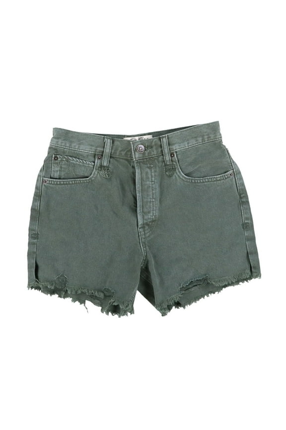 Women's Makai Cutoff Denim Shorts Olive 25