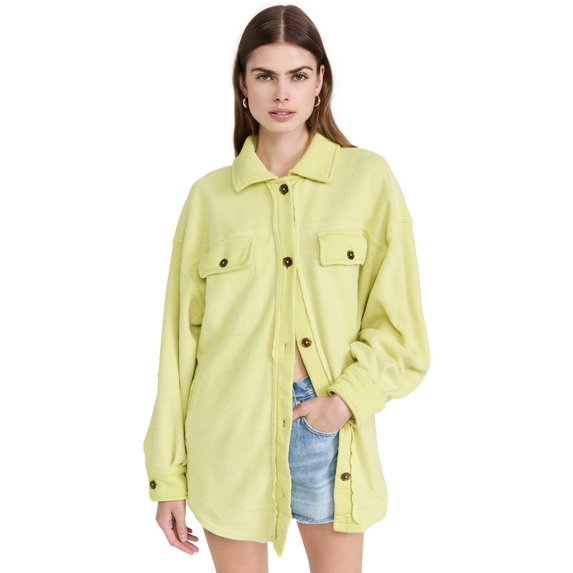 Free People Women's Ruby Jacket, Luminary, Green, XS