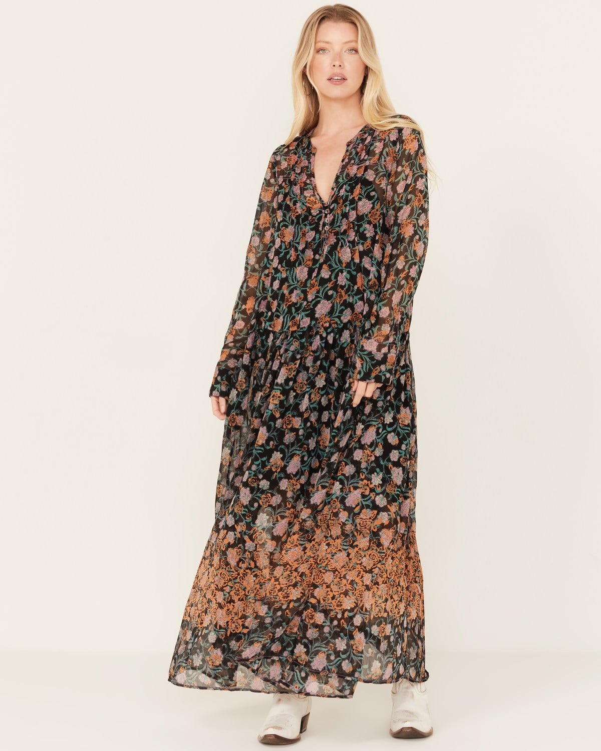 ecru maxi dress Goldfoil Halter Neck Maxi Dress Ecru