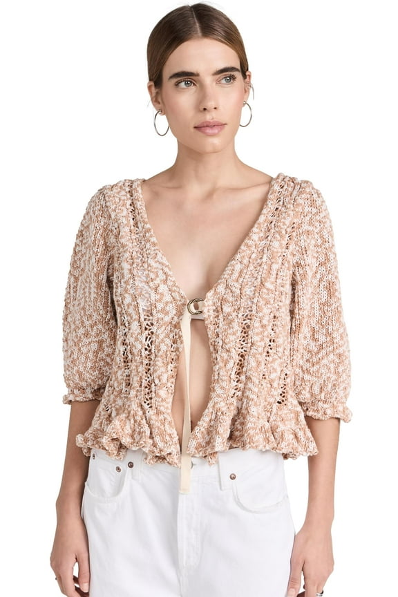 Women's Yesterday Cardigan, Toast, Tan, XS