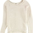 thumbnail image 1 of Free People Womens 2-Tone Knit Pullover Sweater, Orange, X-Small, 1 of 2